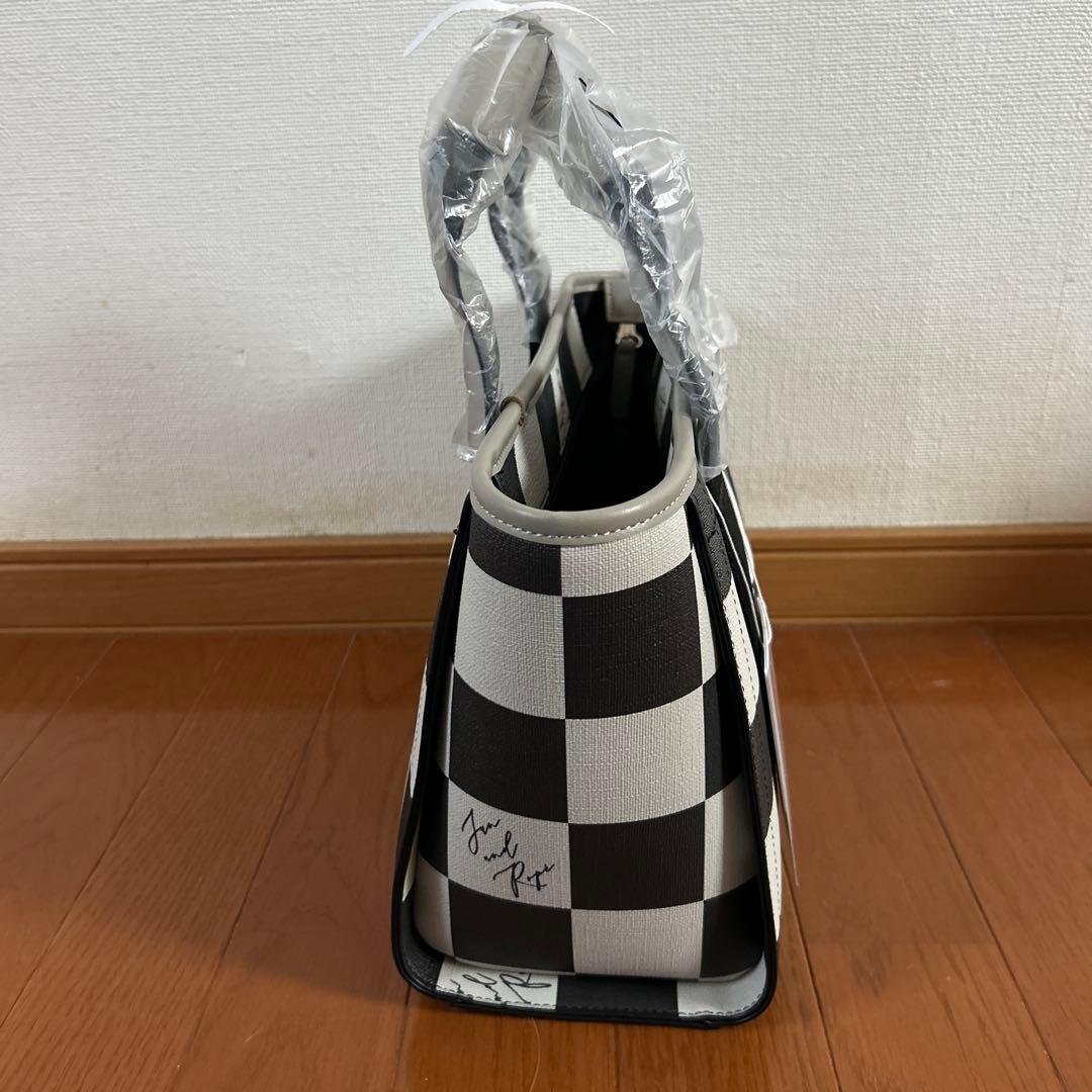 【新品】JUN&ROPE チェッカープリントカートバッグ