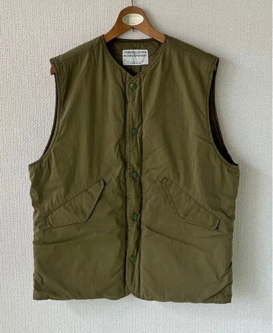 タグ有　スタンダードカリフォルニア Reversible Army Vest