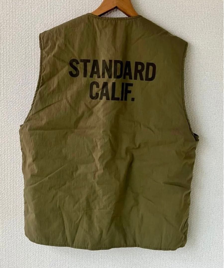 タグ有　スタンダードカリフォルニア Reversible Army Vest