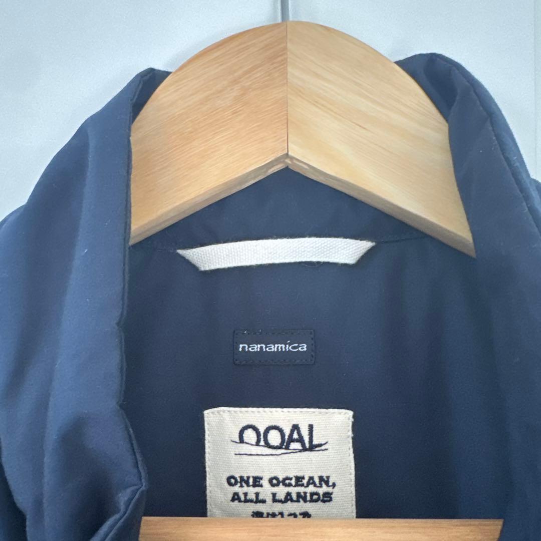 nanamica OOAL ネイビー ダウンベスト　S