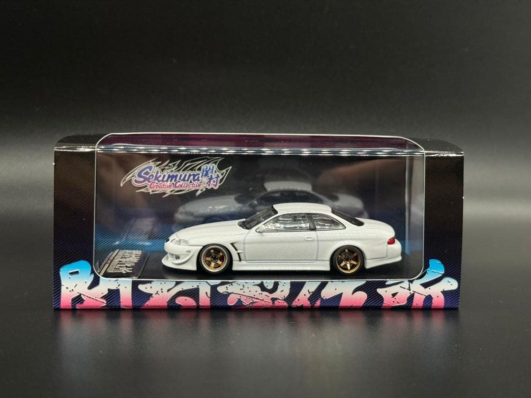 1/64 改 トヨタソアラー VERTEX ドリフト風 TE37 関村