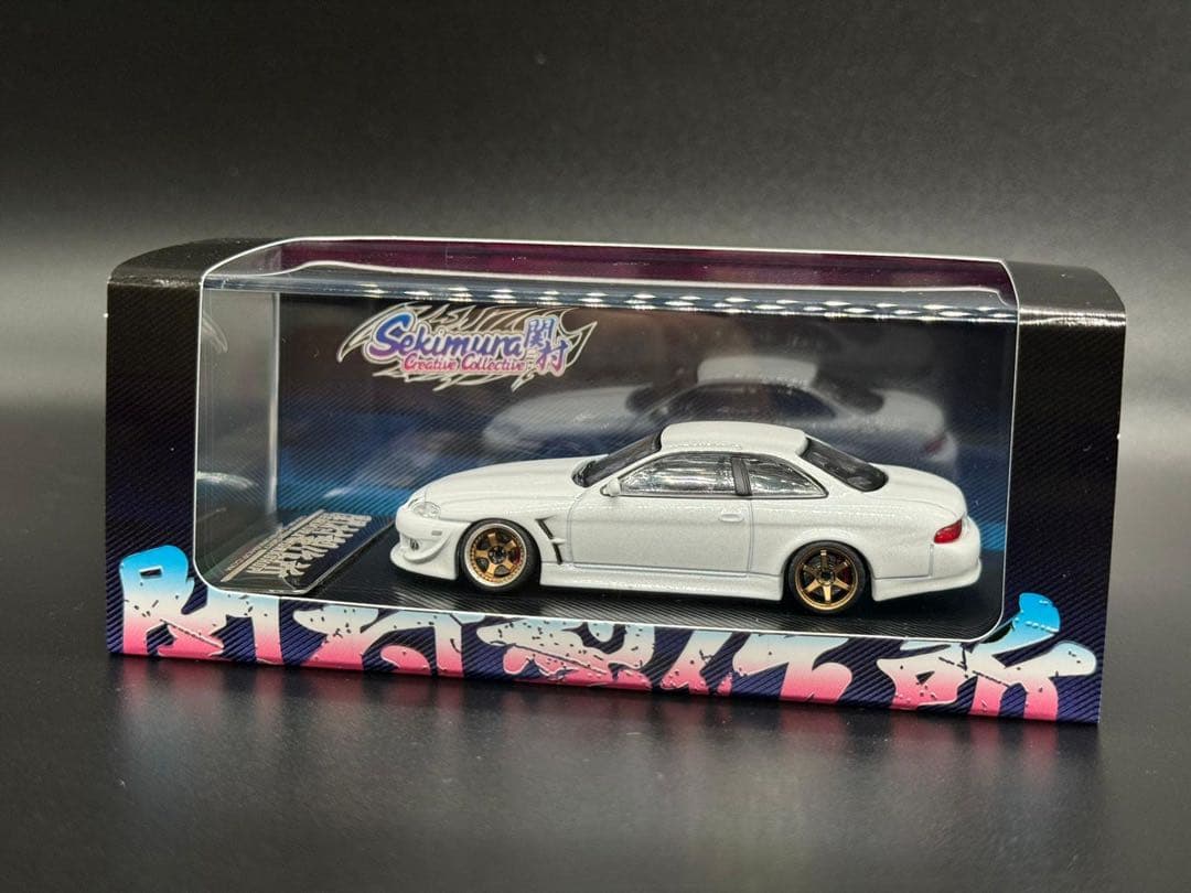 1/64 改 トヨタソアラー VERTEX ドリフト風 TE37 関村
