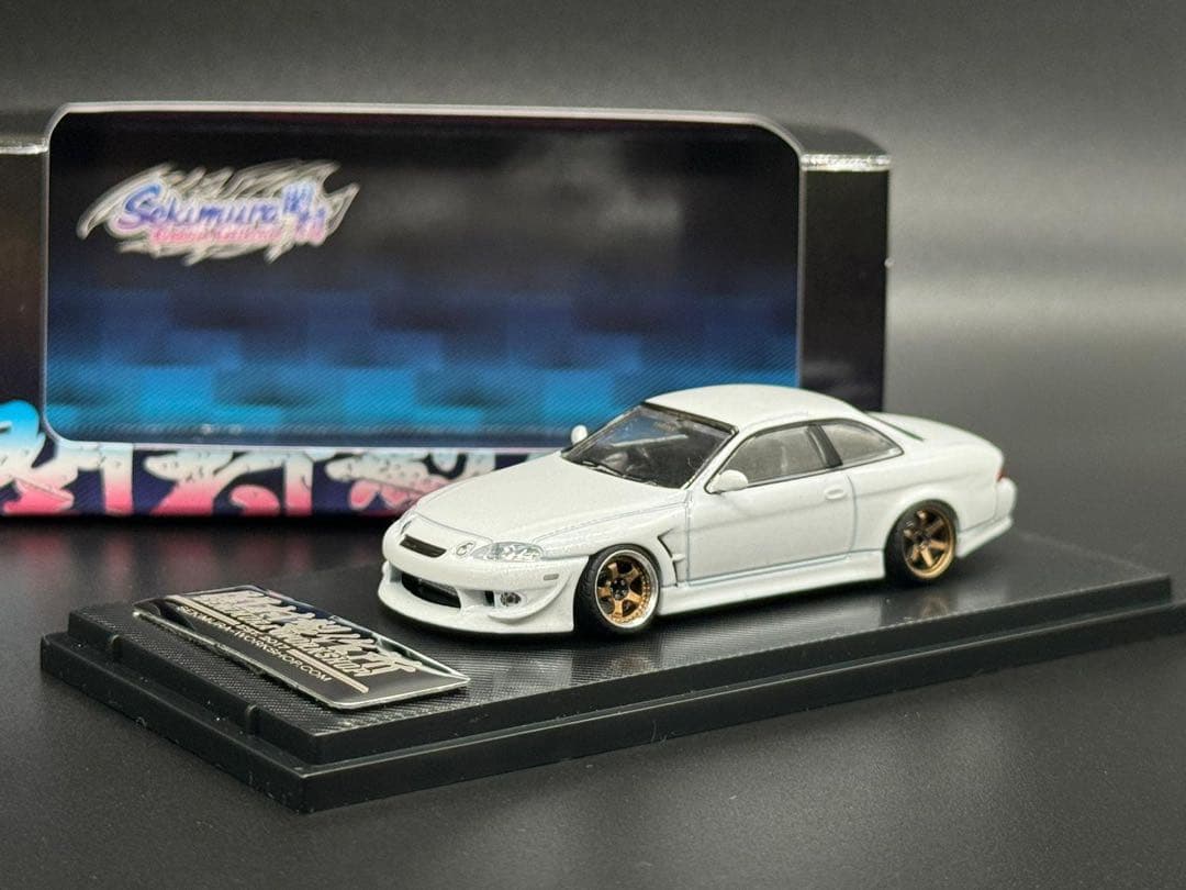 1/64 改 トヨタソアラー VERTEX ドリフト風 TE37 関村