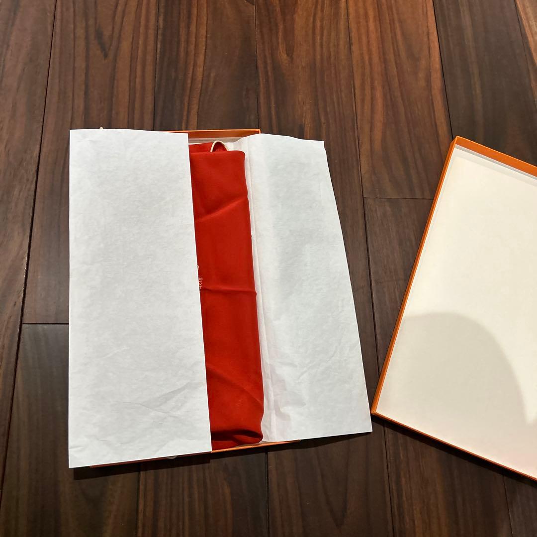 エルメス　HERMES シルク ロザンジュ　スカーフ 　箱付き 美品　大きめ