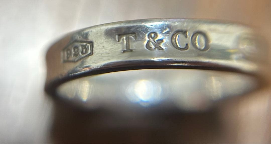 ティファニー TIFFANY ナローリング 1837 925