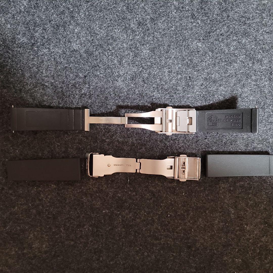 ORIS ラバーベルト 黒　未使用　オマケ付き