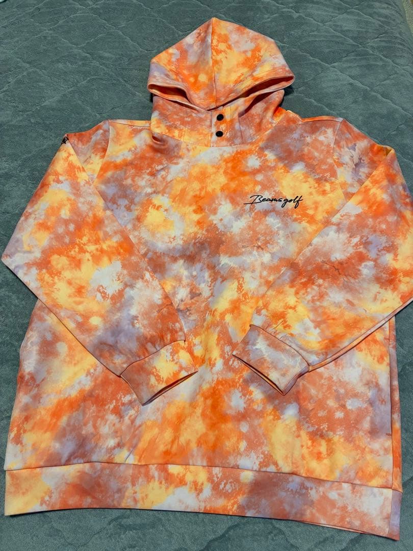 BEAMS GOLFORANGE LABEL タイダイ ダンボールニット パーカ
