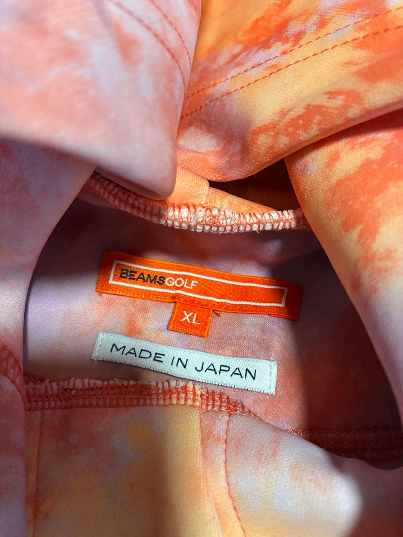 BEAMS GOLFORANGE LABEL タイダイ ダンボールニット パーカ