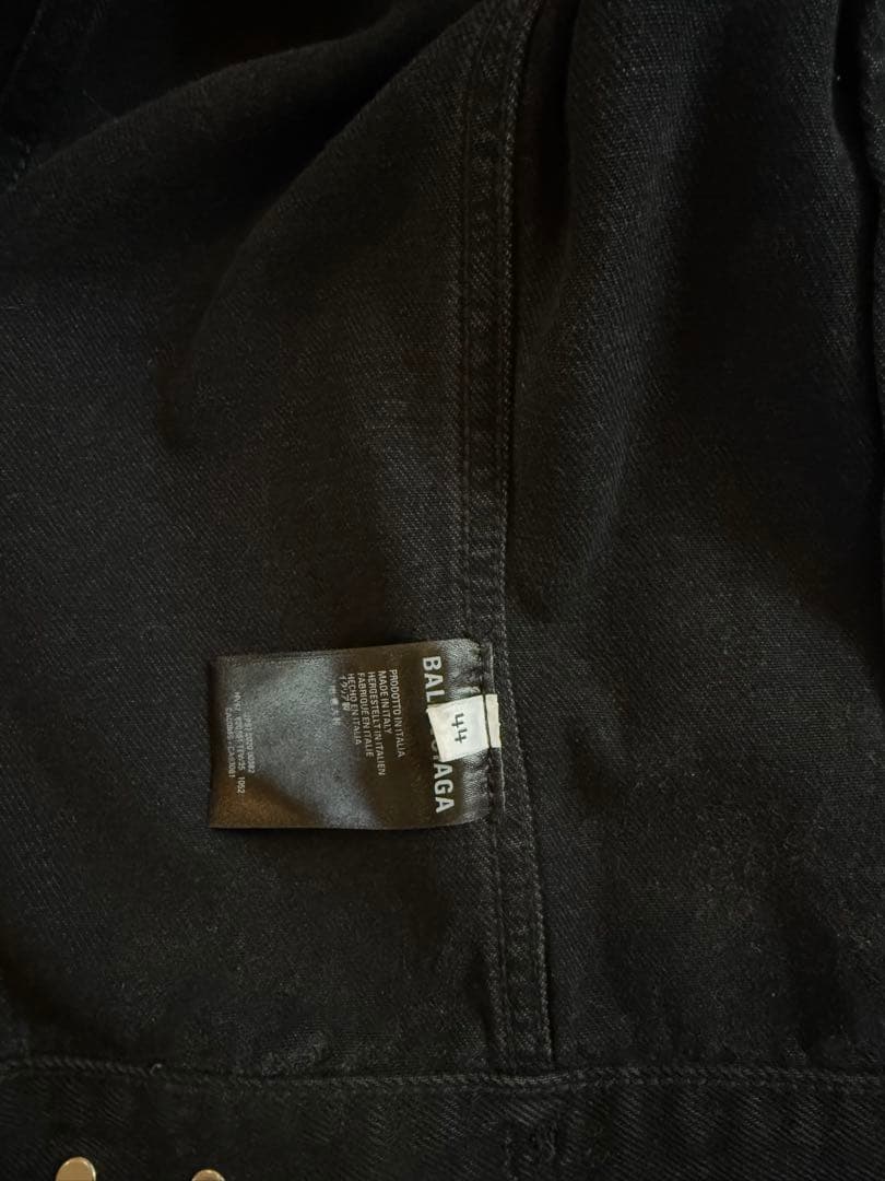 BALENCIAGA ロゴプリント デニムジャケット