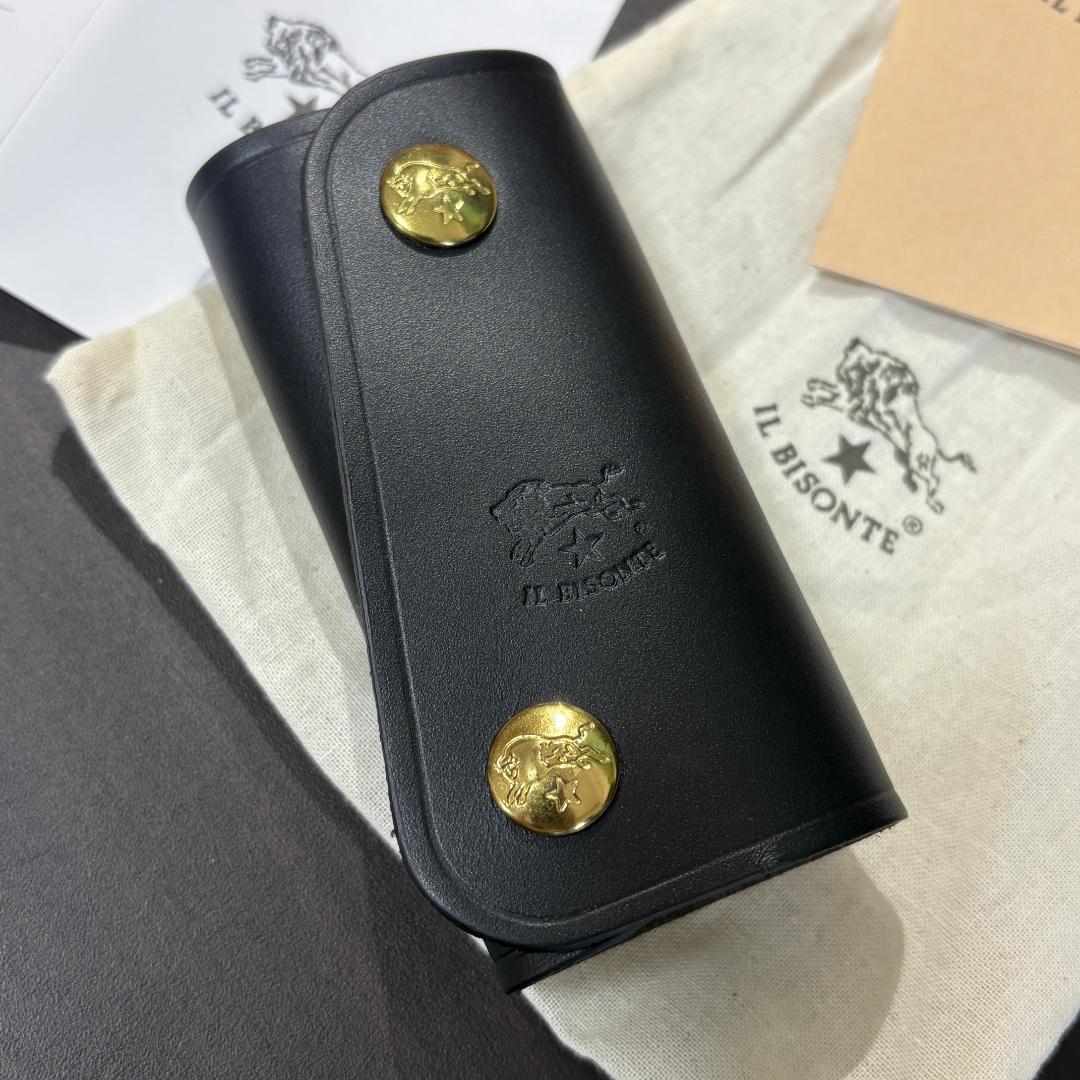 保証書付き【新品未使用】イルビゾンテ キーケース 黒 ブラック NERO