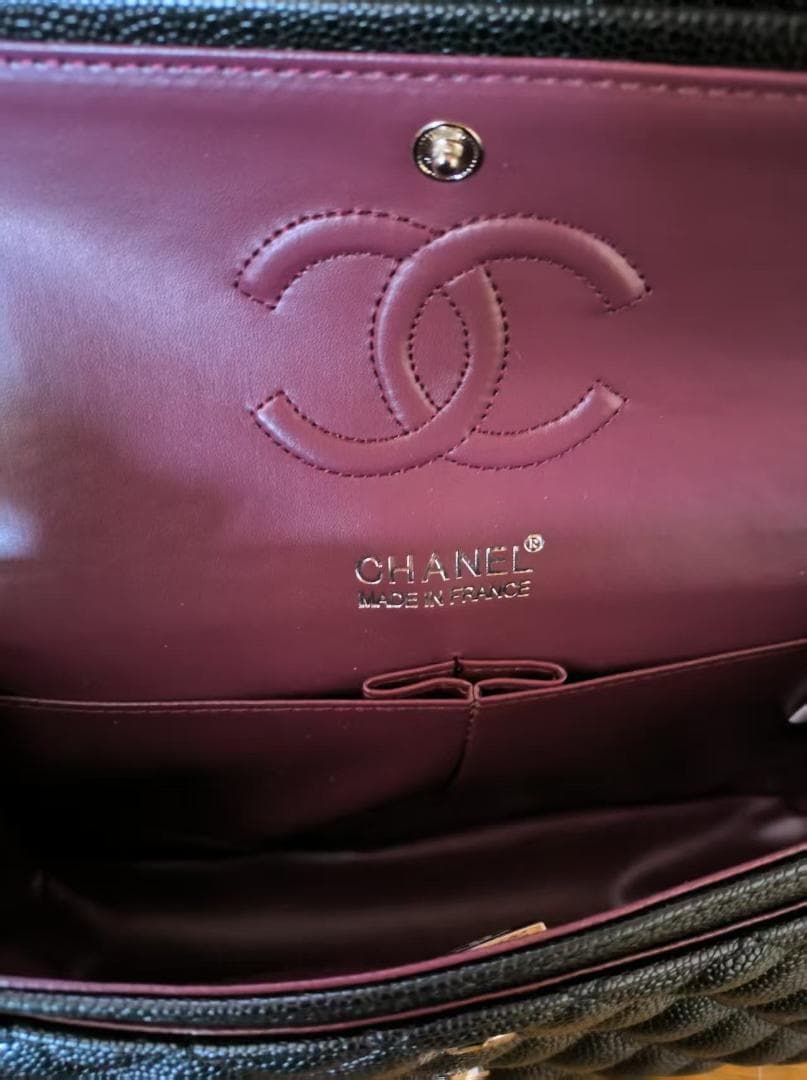 Chanel A01112 チェーンショルダーバッグ シルバー金具 ノベルティ