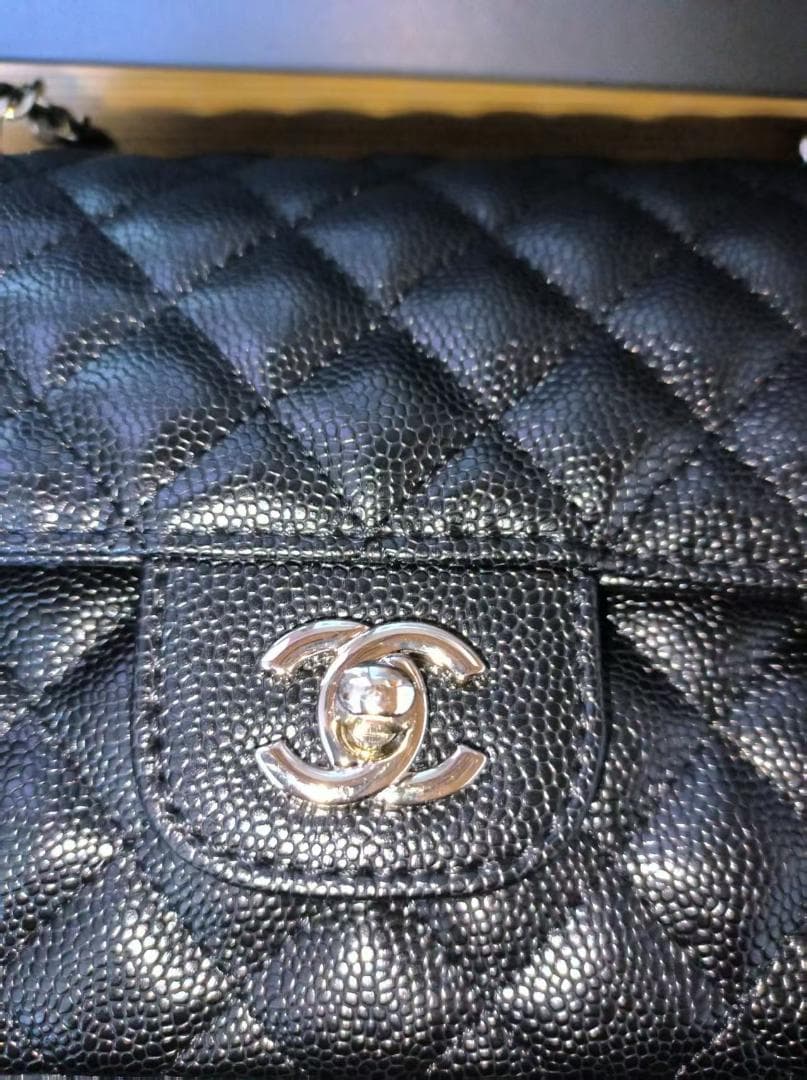 Chanel A01112 チェーンショルダーバッグ シルバー金具 ノベルティ