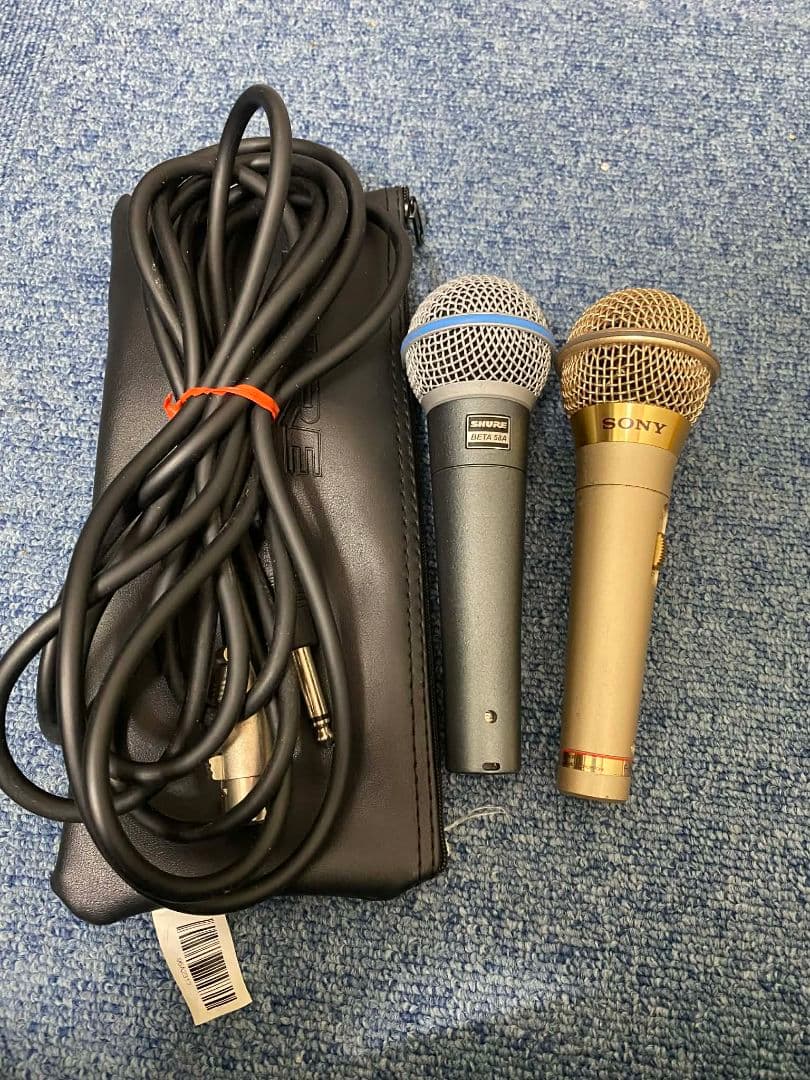 Shure Beta 58A & Sony マイク 2本セット