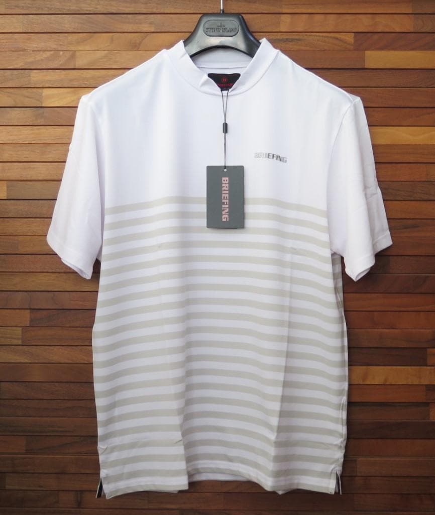 BRIEFINGGOLFブリーフィングゴルフシャドーストライプハイネックシャツⓂ