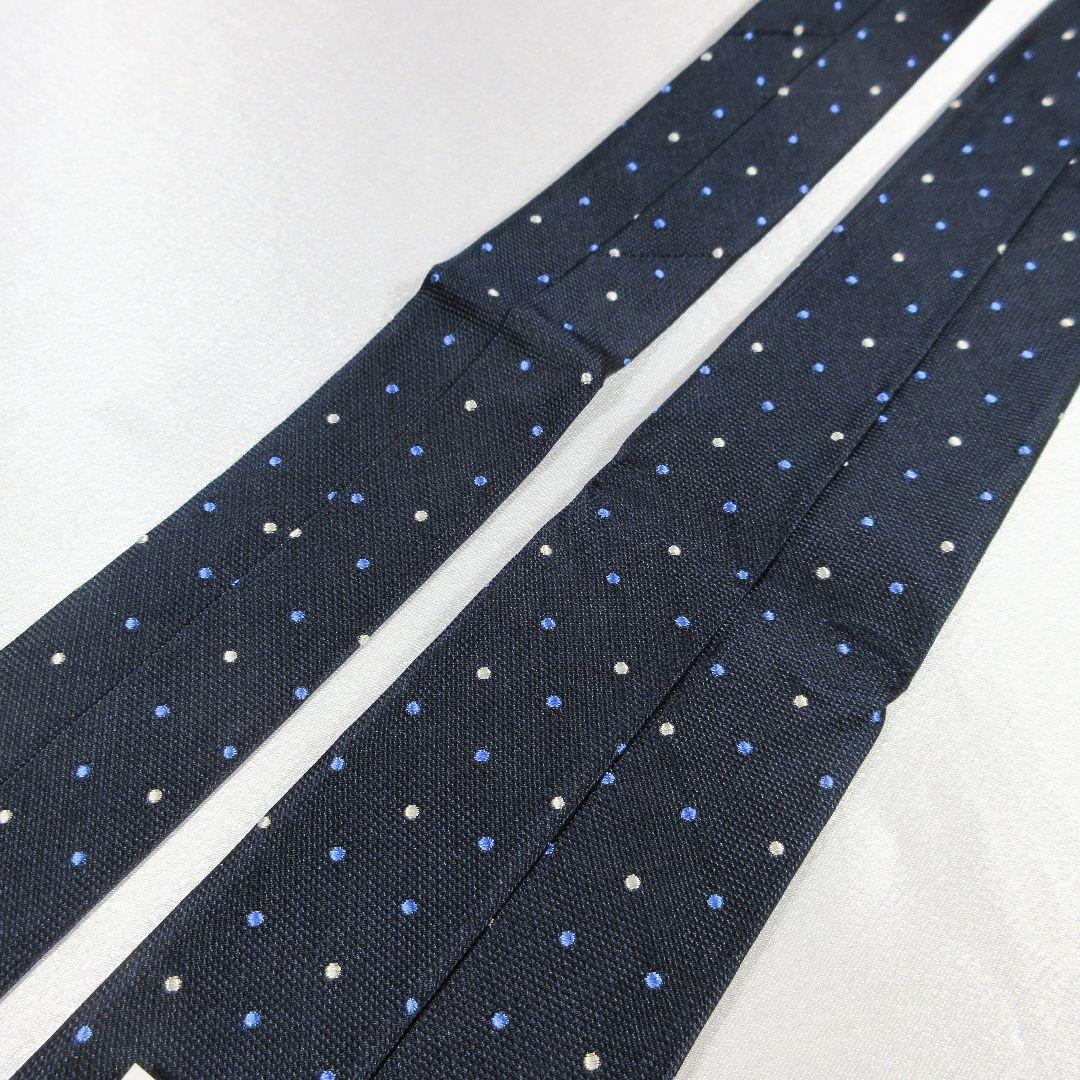 未使用☆ポールスミス/Paul Smith　ネイビー　ドット柄　ネクタイ