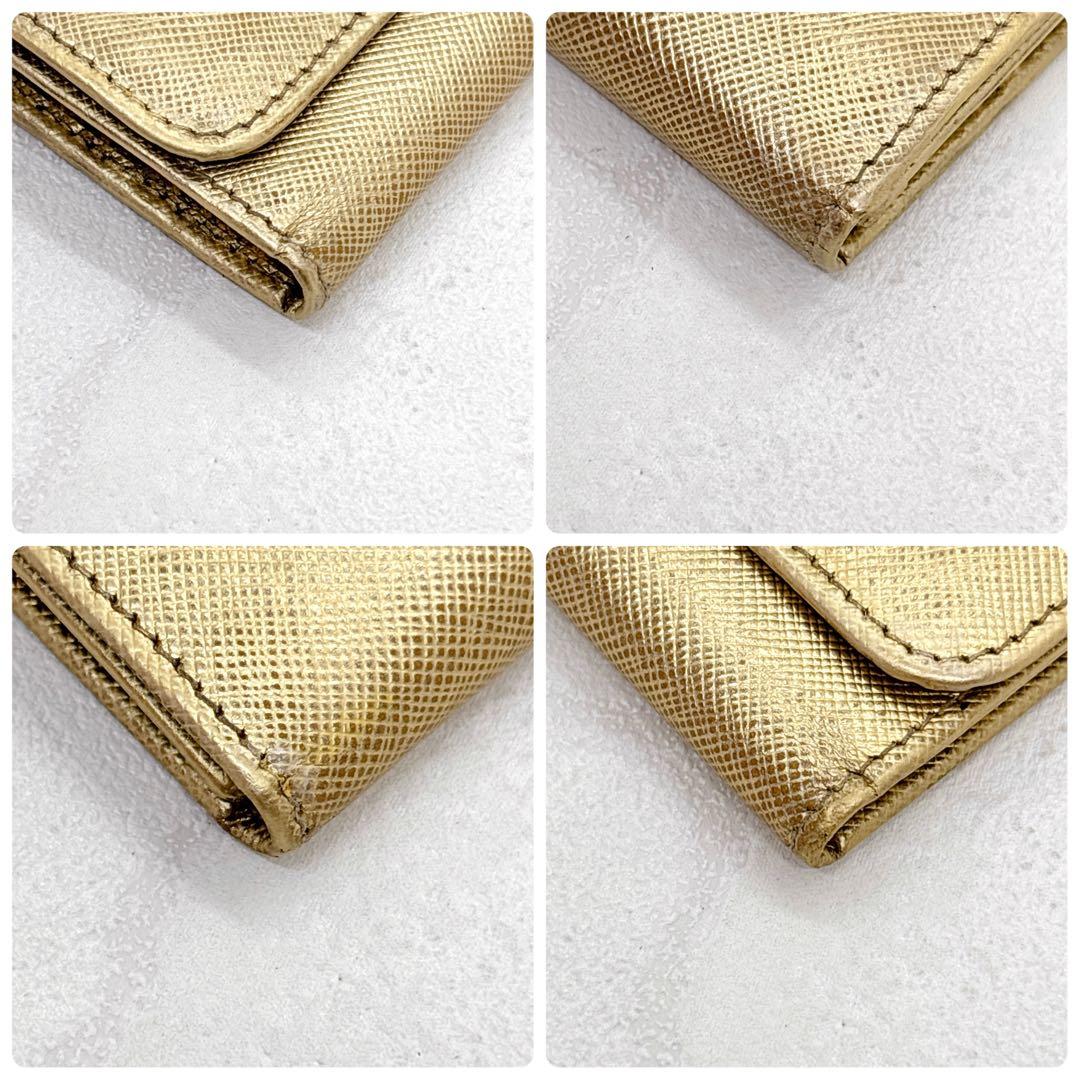 希少✨PRADA プラダ 6連 キーケース レザー ゴールド 箱付き レア