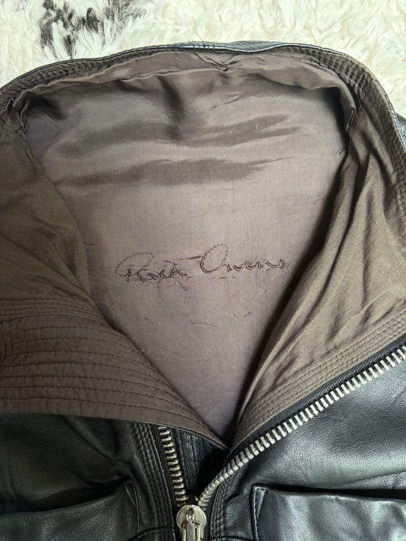 rick owens レザージャケット イーストランド