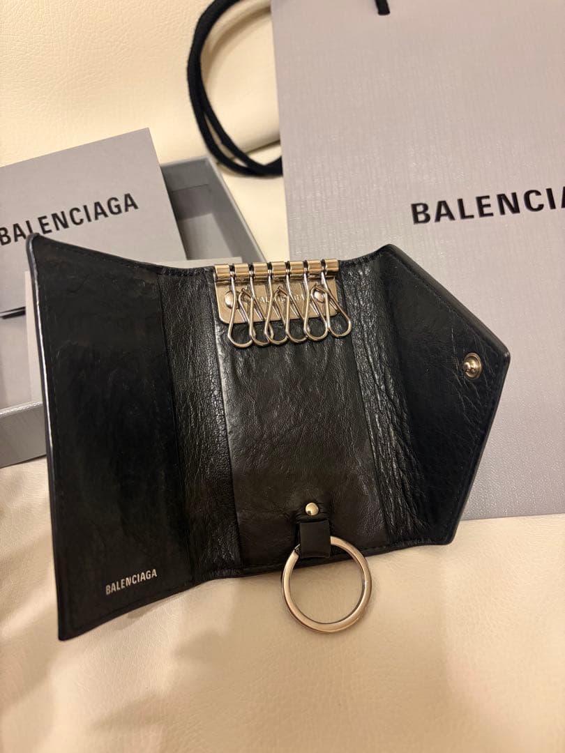 BALENCIAGA　6連キーケース　ブラック