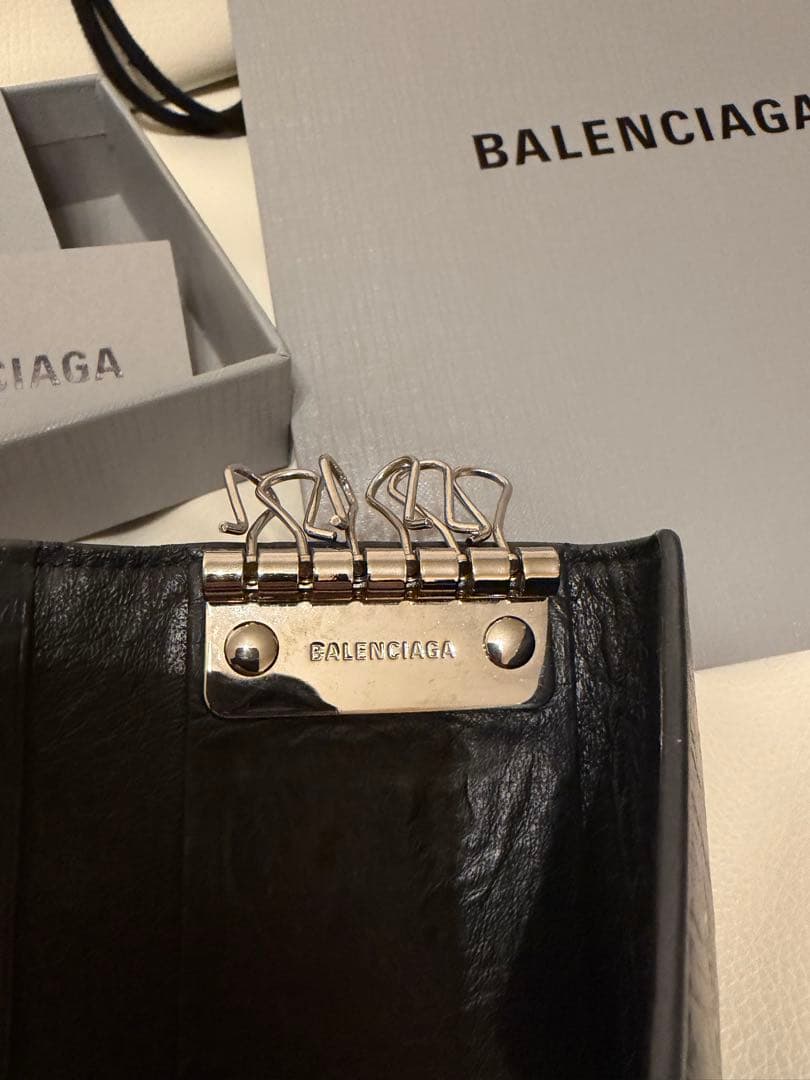 BALENCIAGA　6連キーケース　ブラック