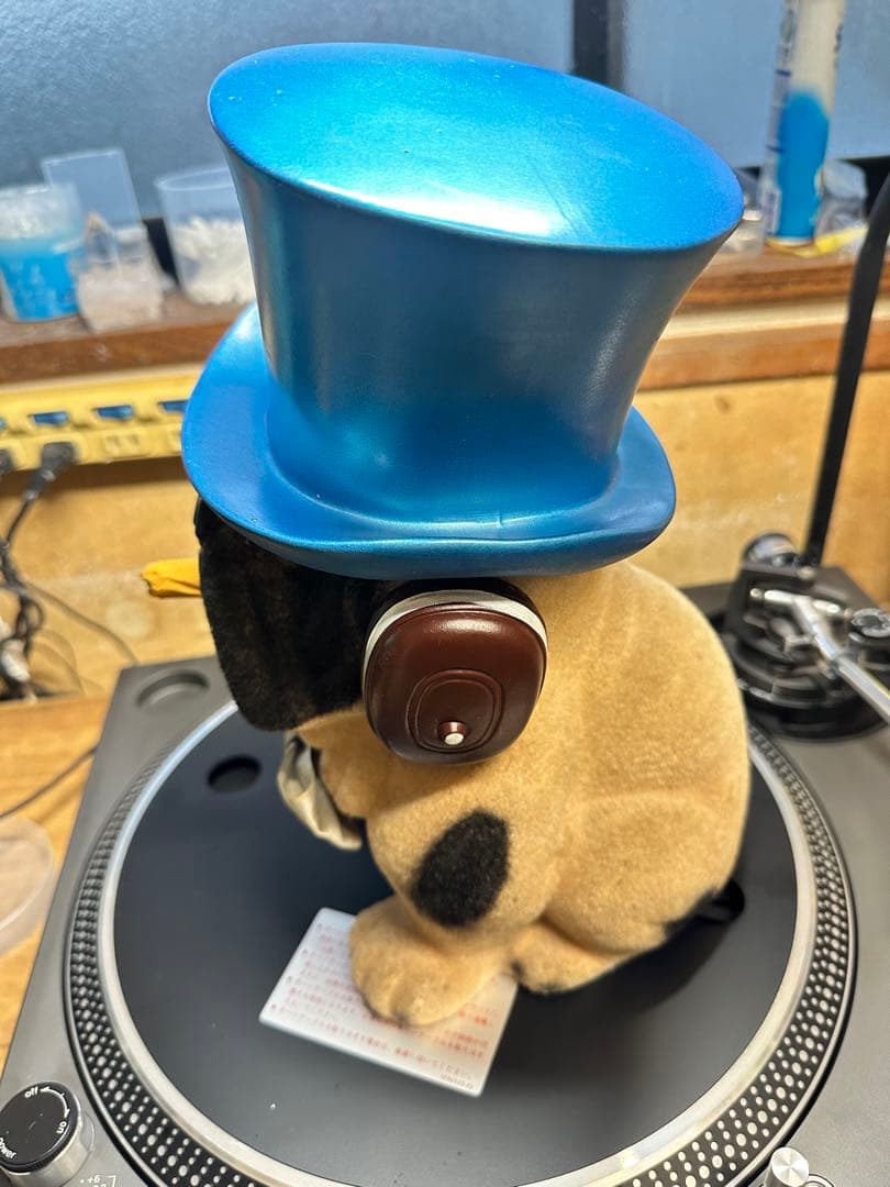 Technics テクニクス ブルドッグ 陶器 置物 ディスプレイ ※現状渡し
