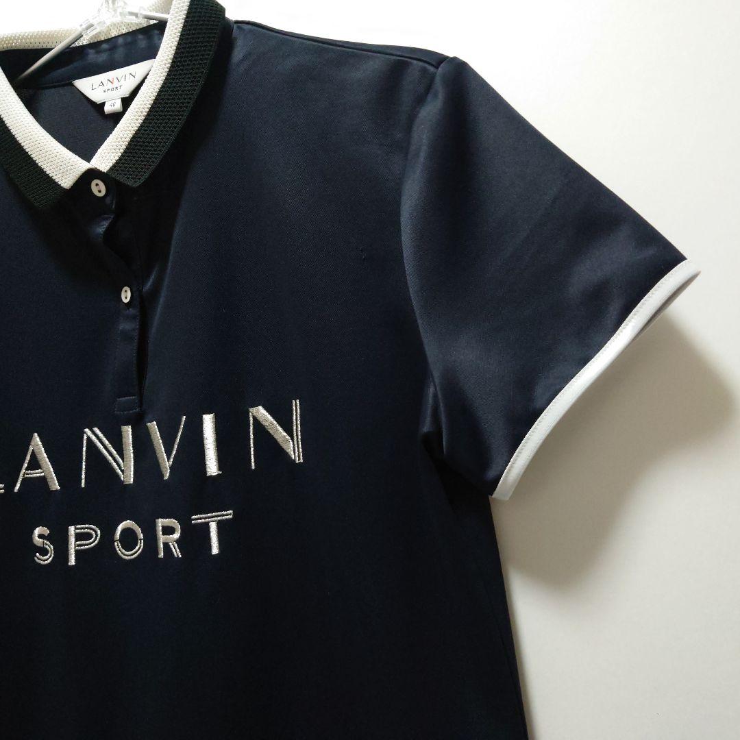 LANVIN SPORTランバン ネイビー ポロシャツ 40【美品】