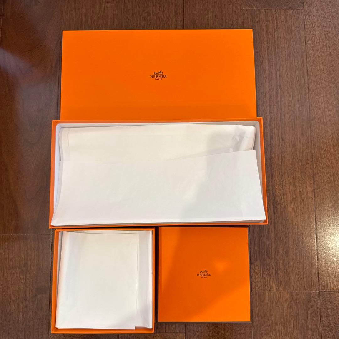 エルメス　オレンジボックス　リボン 収納袋　まとめ売り　ガーデンパーティbox