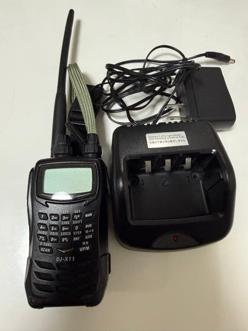 直*ボ様 ALINCO DJ-X11A エアバンドスペシャル 充電器付 広帯域受