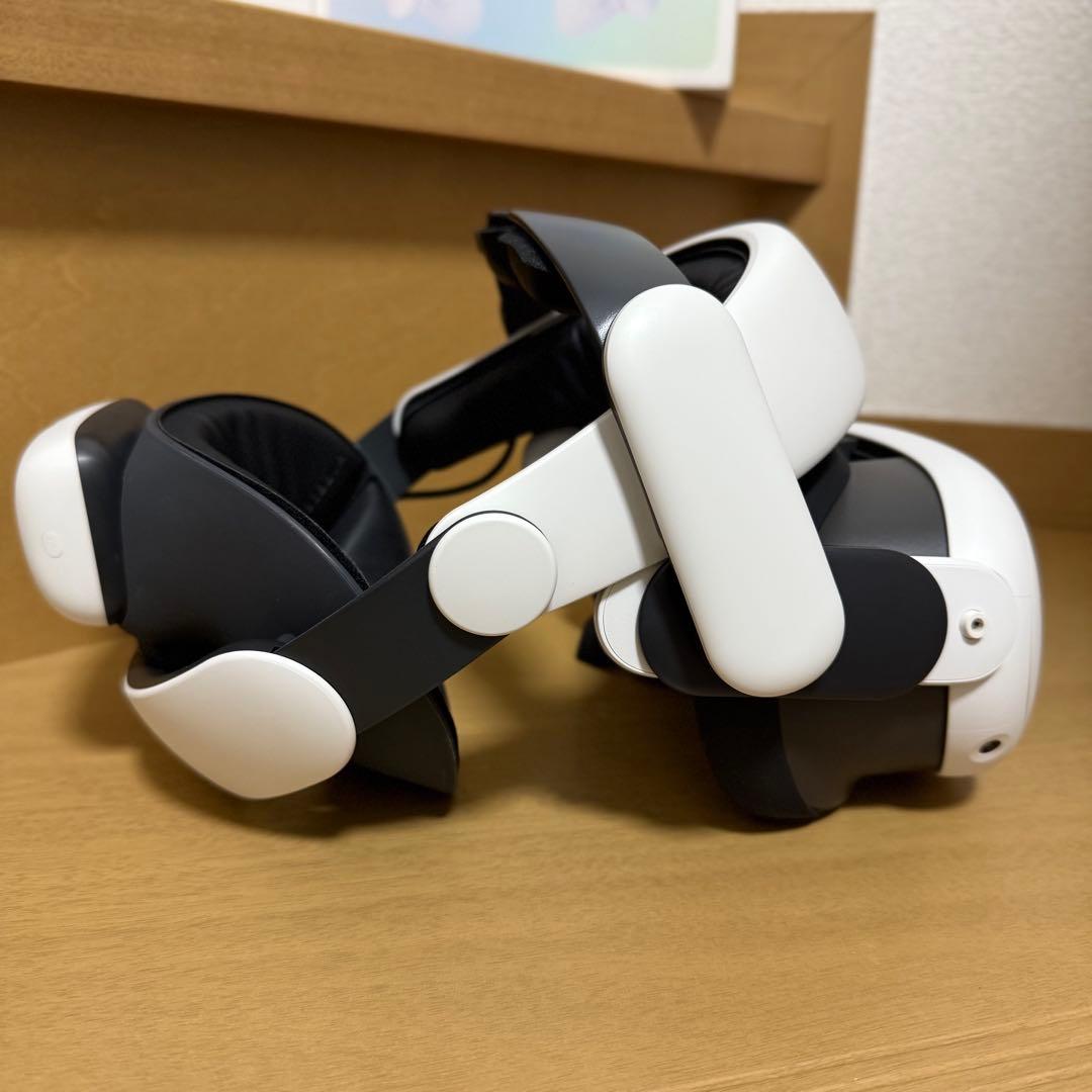  Quest 3 4K 512GB VRヘッドセット バッテリーパック付