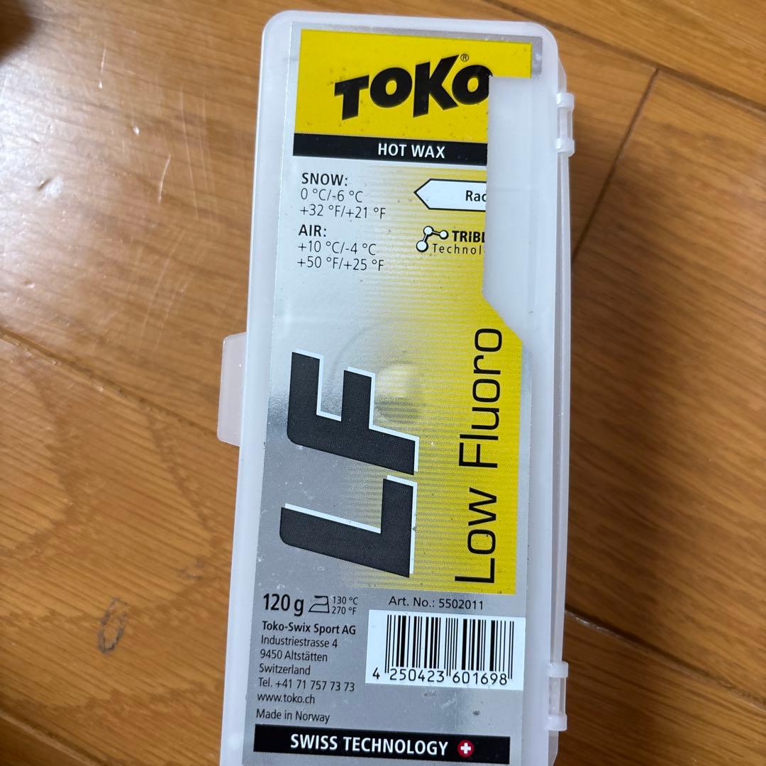 TOKO LF Low Fluoro ホットワックス 120g