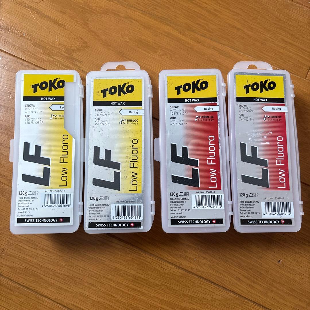 TOKO LF Low Fluoro ホットワックス 120g