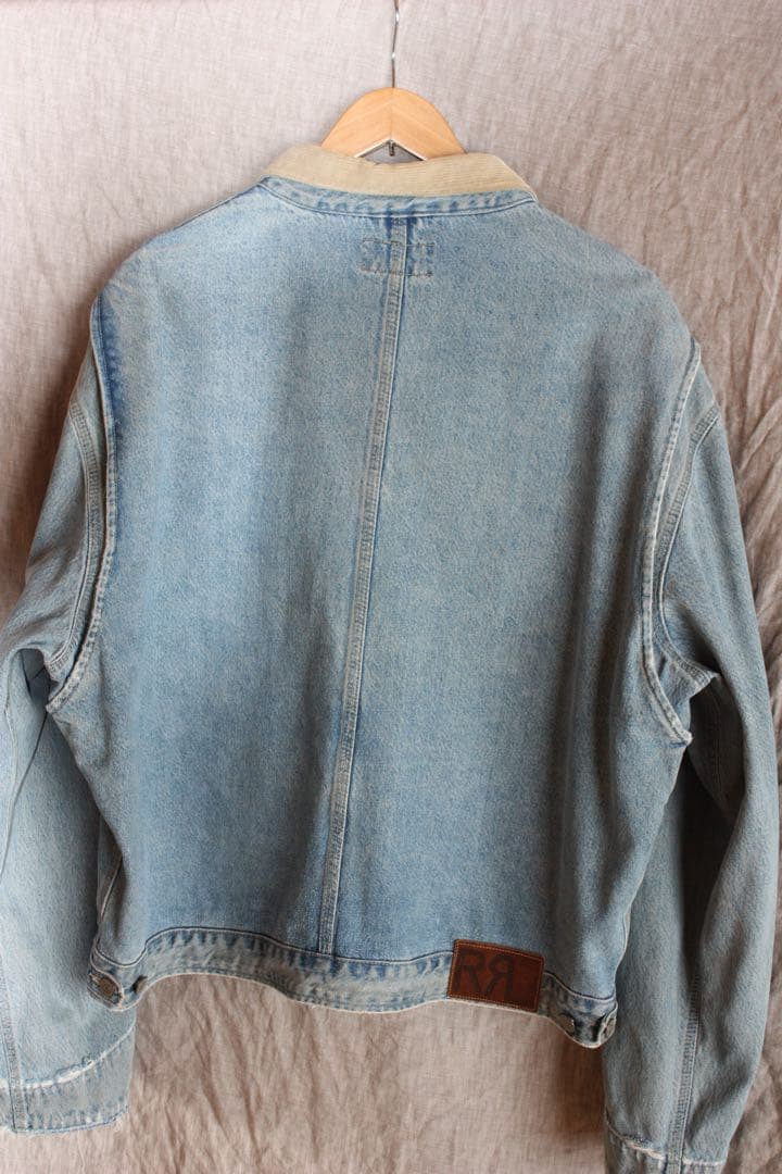 希少 90s USA製 RRL 三ツ星 デニムジャケット XL Gジャン