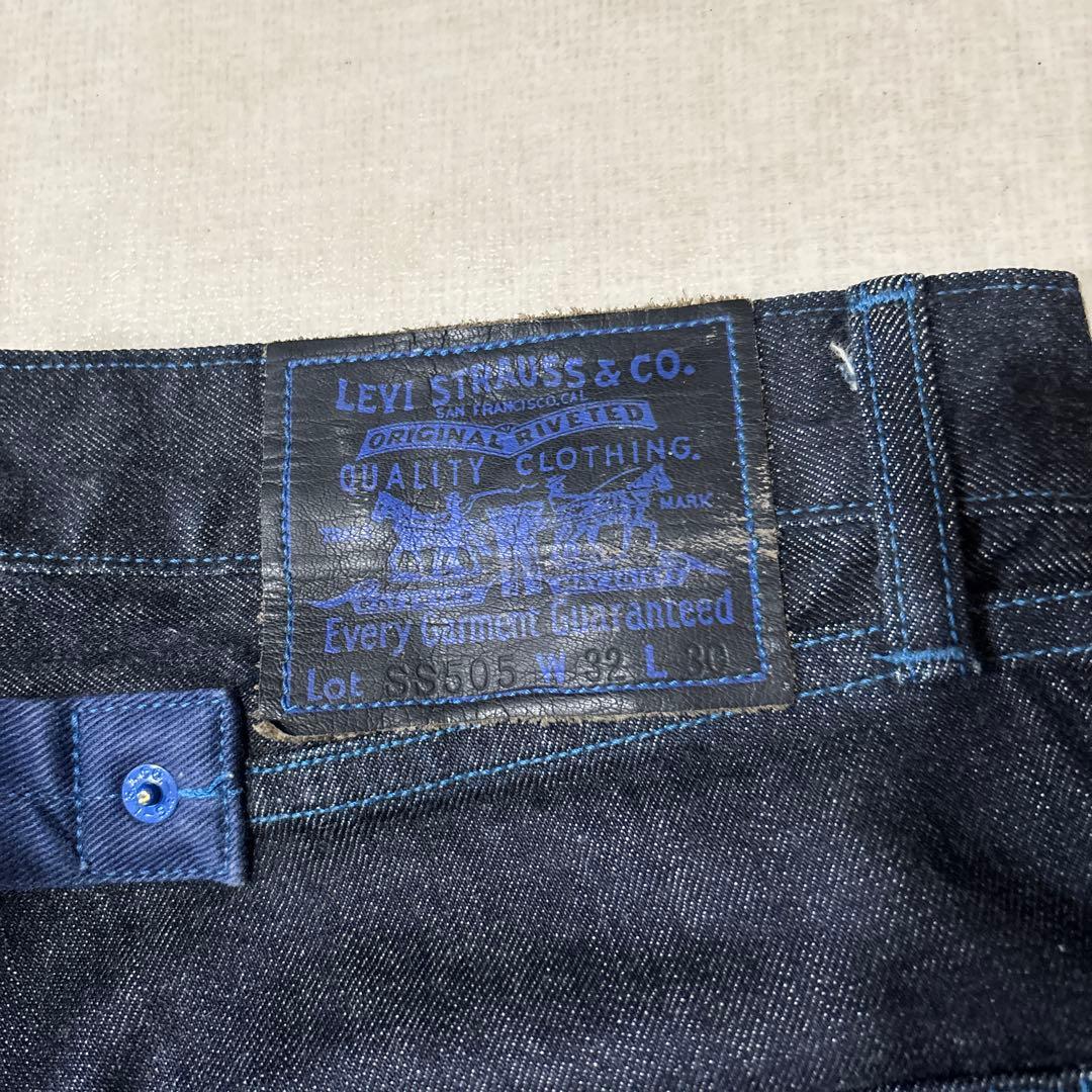 Stussy×Levi's コラボダークブルー デニム