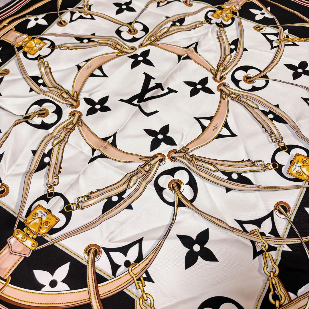 LOUIS VUITTON カレ90 アルティメット　モノグラム　スカーフ