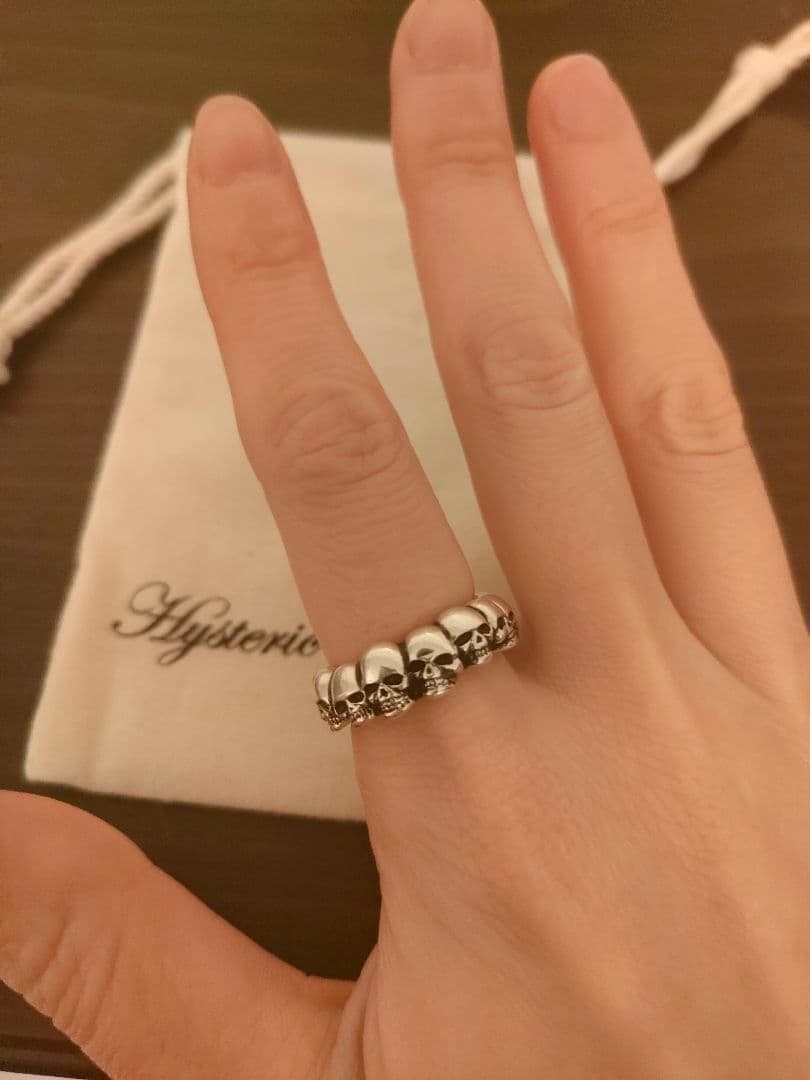 Hysteric Glamour 復刻スカルリング10号