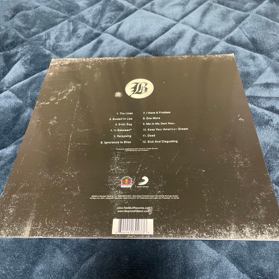 BEARTOOTH DISGUSTING ホワイトレコード