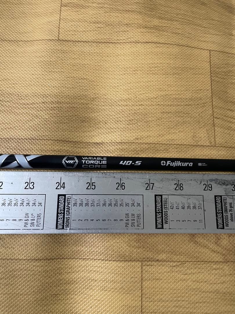 215 フジクラ　NXブラック　40S テーラースリーブ付　ドライバー用