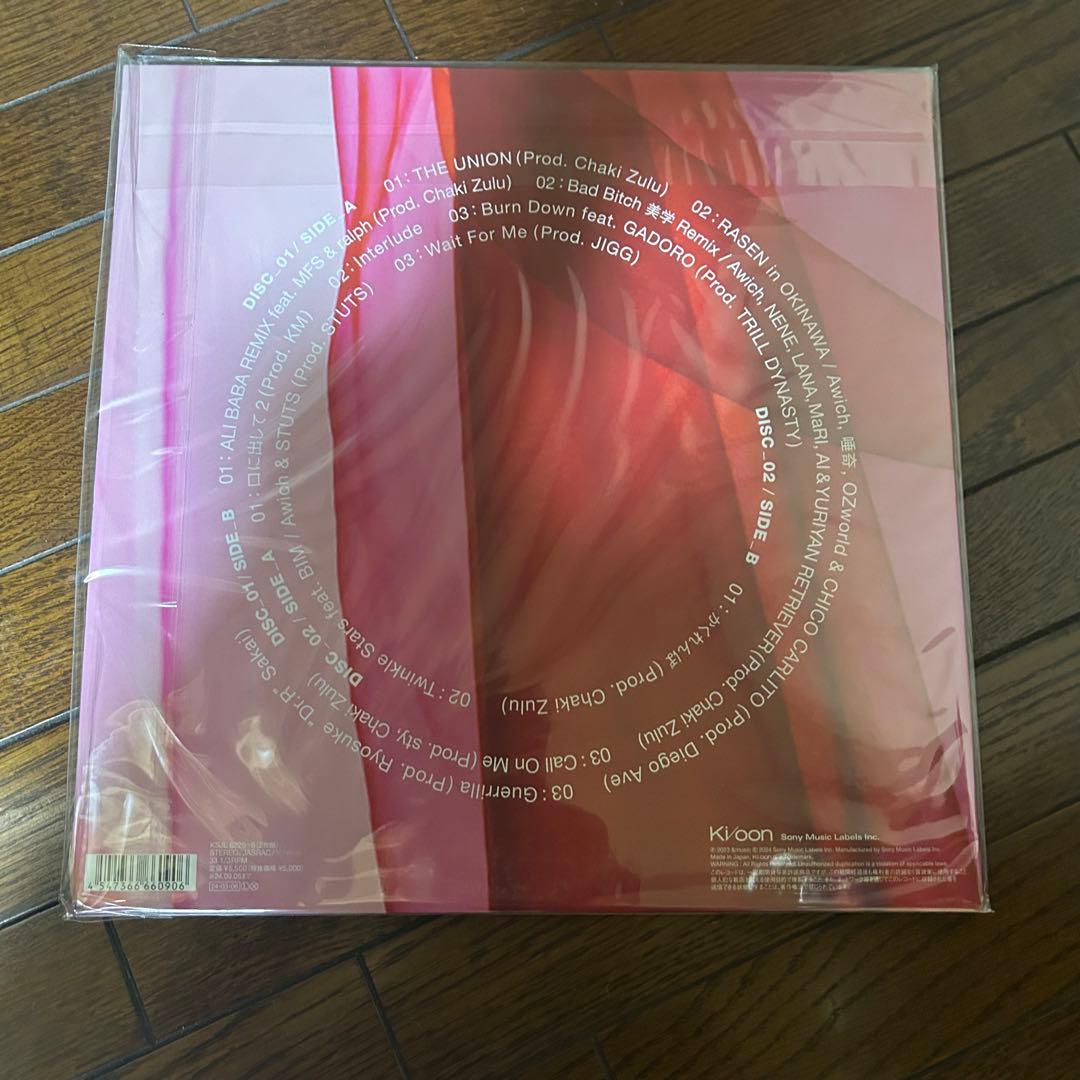 新品 ポスター 付き AWICH / THE UNION 2LP レコード