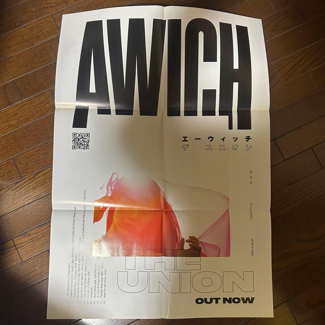 新品 ポスター 付き AWICH / THE UNION 2LP レコード