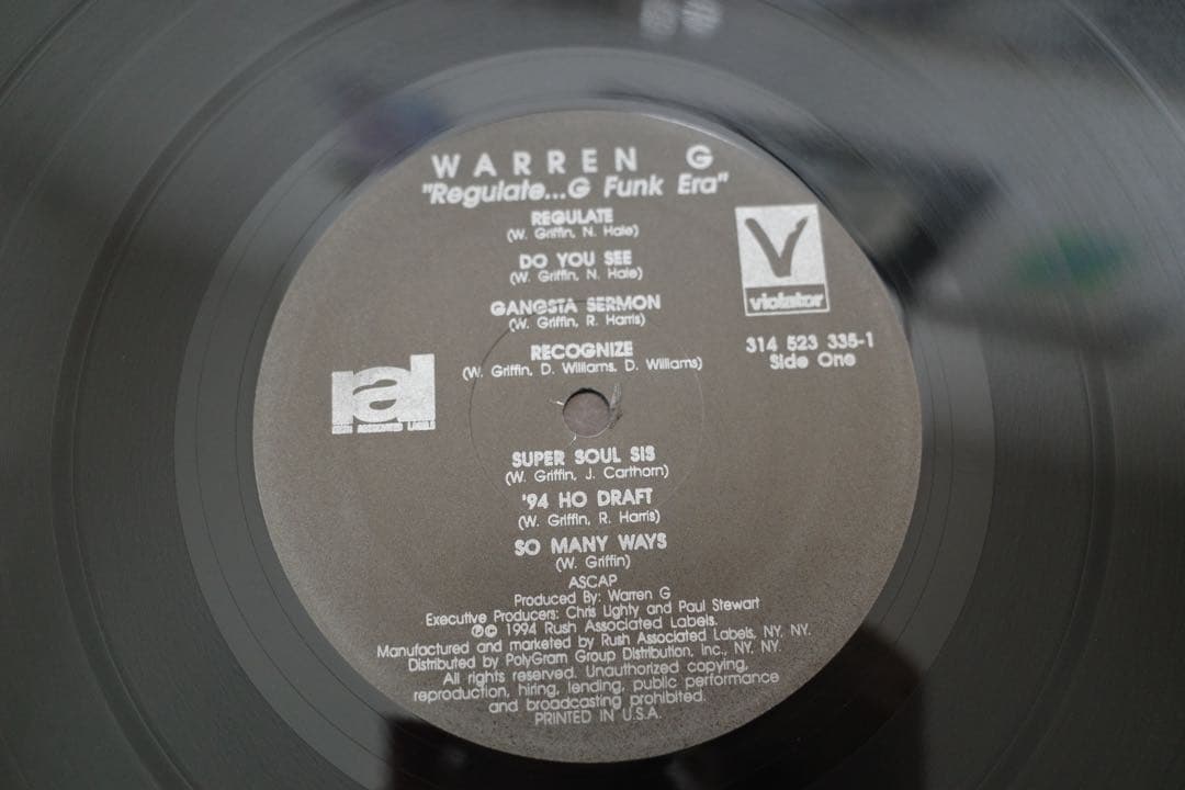 洋楽 Warren G regulate...g funk era us orig