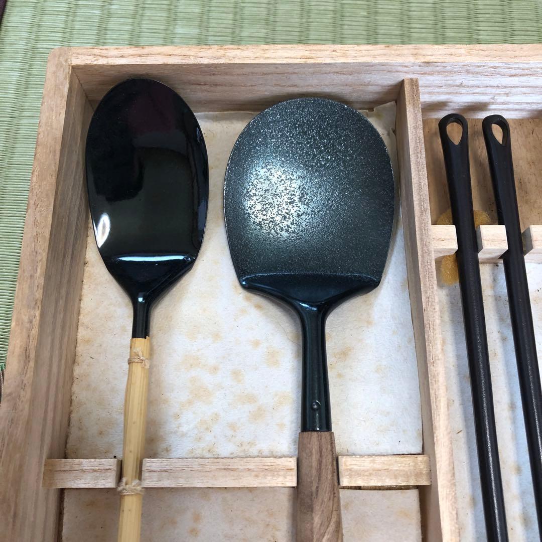 清五郎　風炉、炉　火箸、灰匙　一双