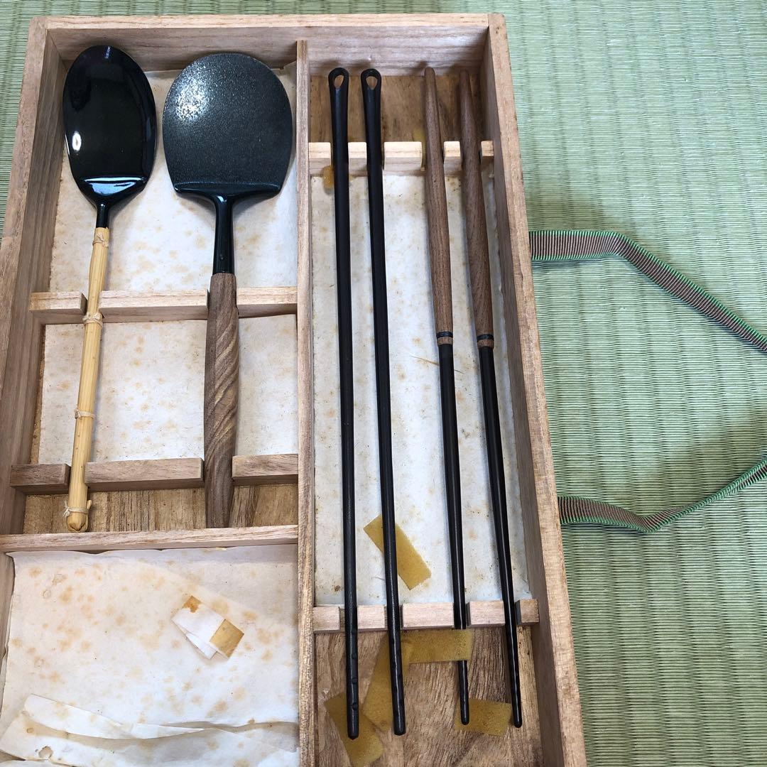 清五郎　風炉、炉　火箸、灰匙　一双
