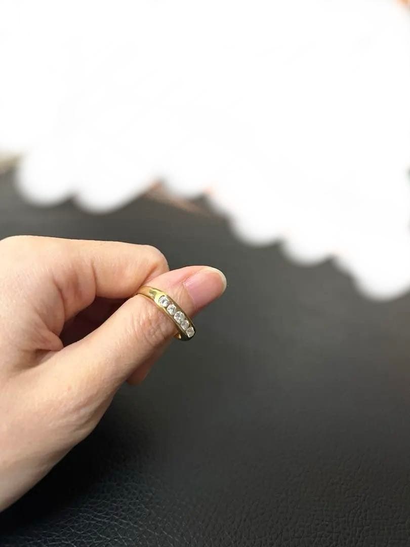 k18 0.5ct リング