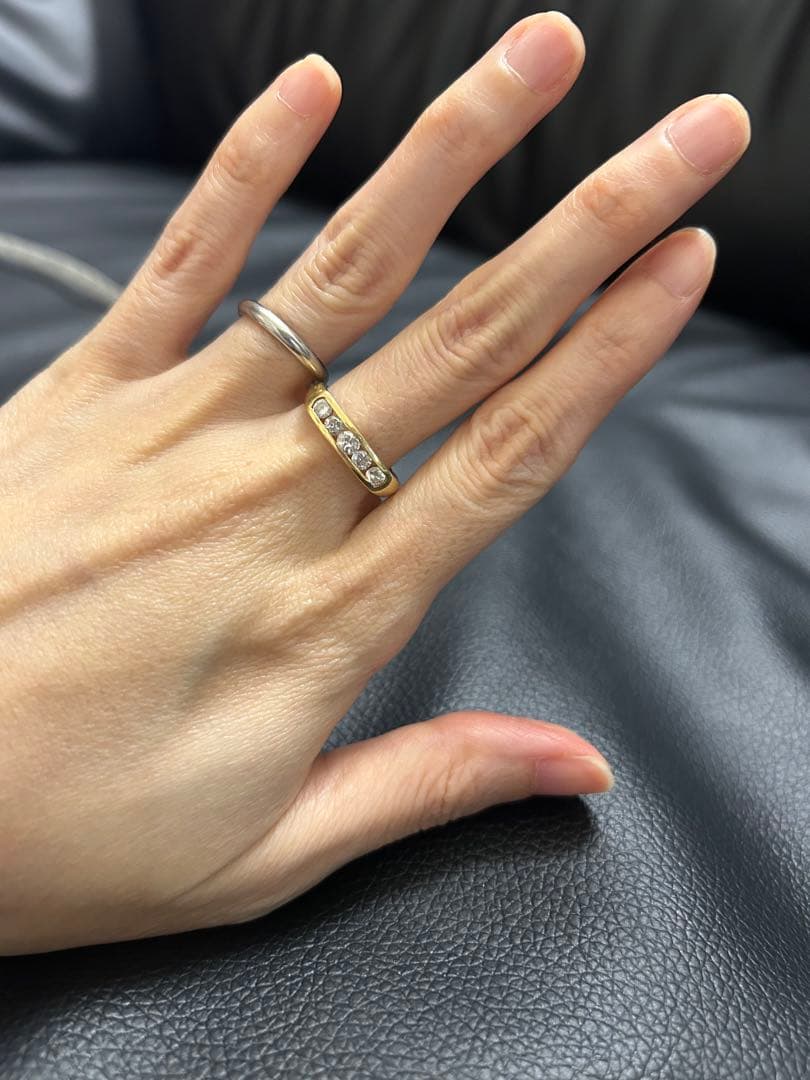 k18 0.5ct リング