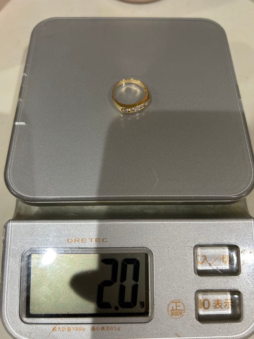 k18 0.5ct リング