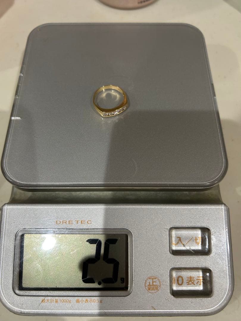 k18 0.5ct リング