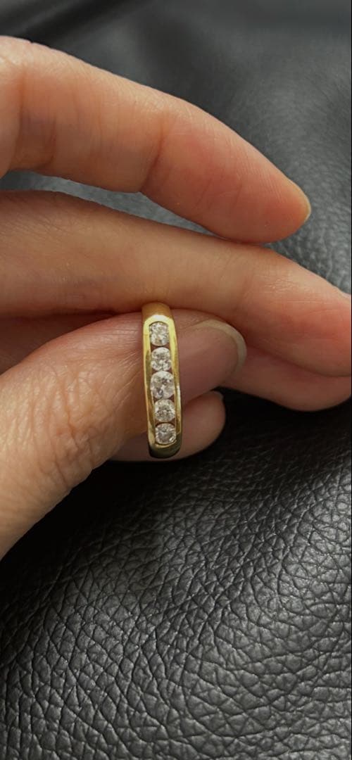 k18 0.5ct リング