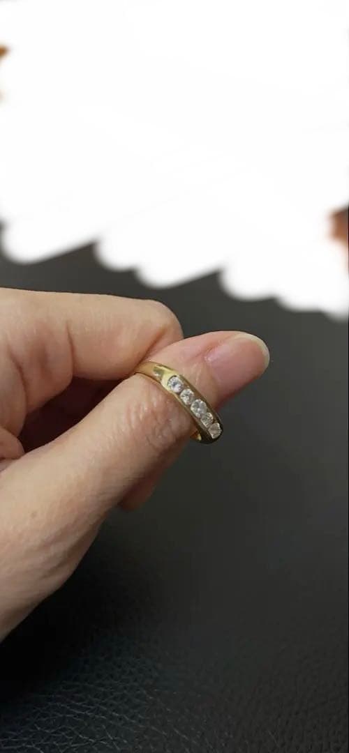 k18 0.5ct リング