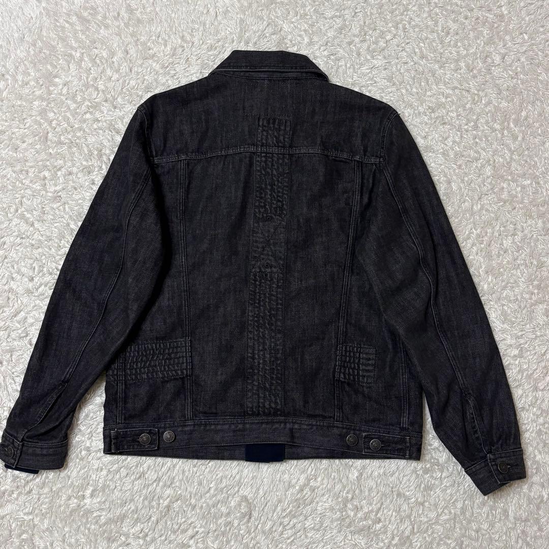 新品　DIESEL ブラック　デニムジャケット　A03163 定価4.8万