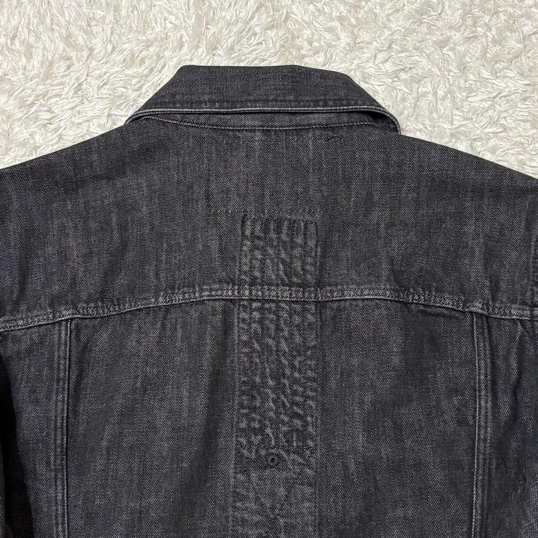新品　DIESEL ブラック　デニムジャケット　A03163 定価4.8万