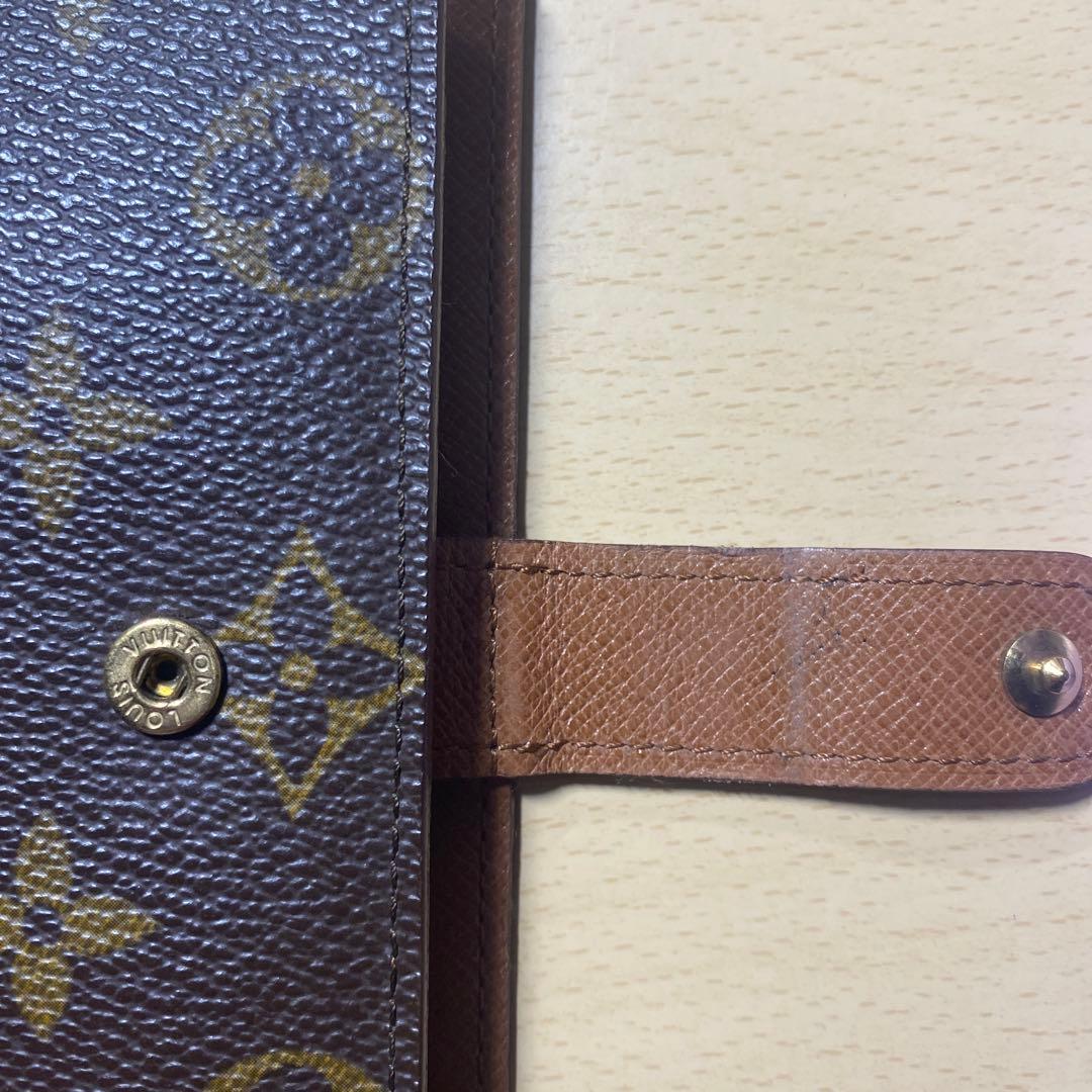 ルイヴィトン LOUIS VUITTON モノグラム スケジュール帳 ブラウン